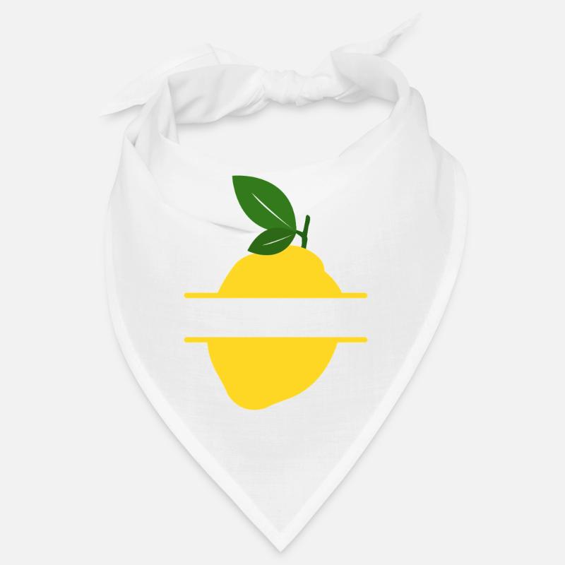 Lemon Split Frame Bandana