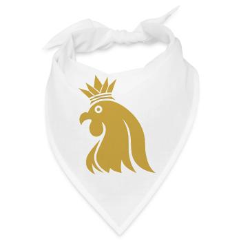 King of the Day - Bandana - Weiß - Vorne