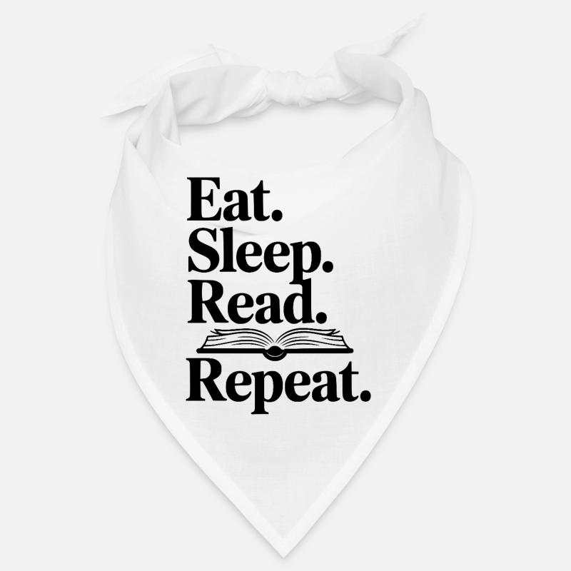 Eat. Sleep. Read. Repeat. Bandana