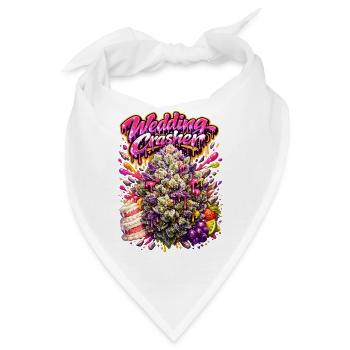 Hochzeitscrasher Graffiti-Kunstdruck - Bandana - Weiß - Vorne