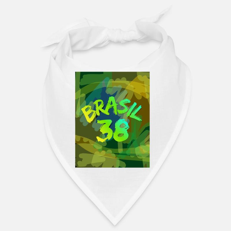 Brasil 38 Neon Pinsel Bandana