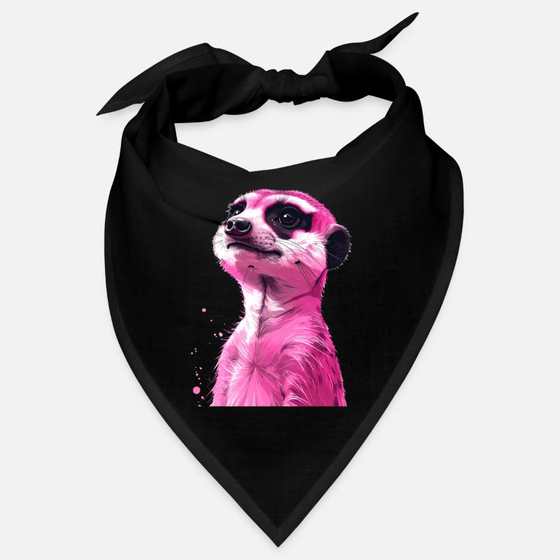 rosa Erdmännchen Bandana