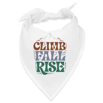 Dawn Mountain und Laub - Bandana - Weiß - Vorne