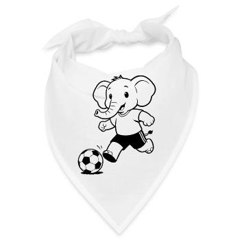 Elephant Football - Bandana - Weiß - Vorne