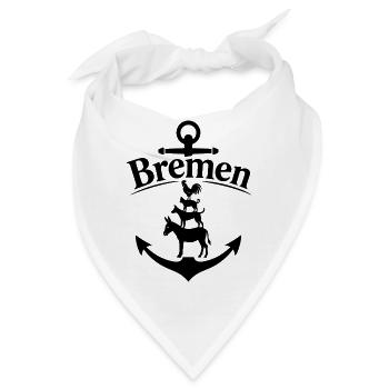Bremen - Bandana - Weiß - Vorne