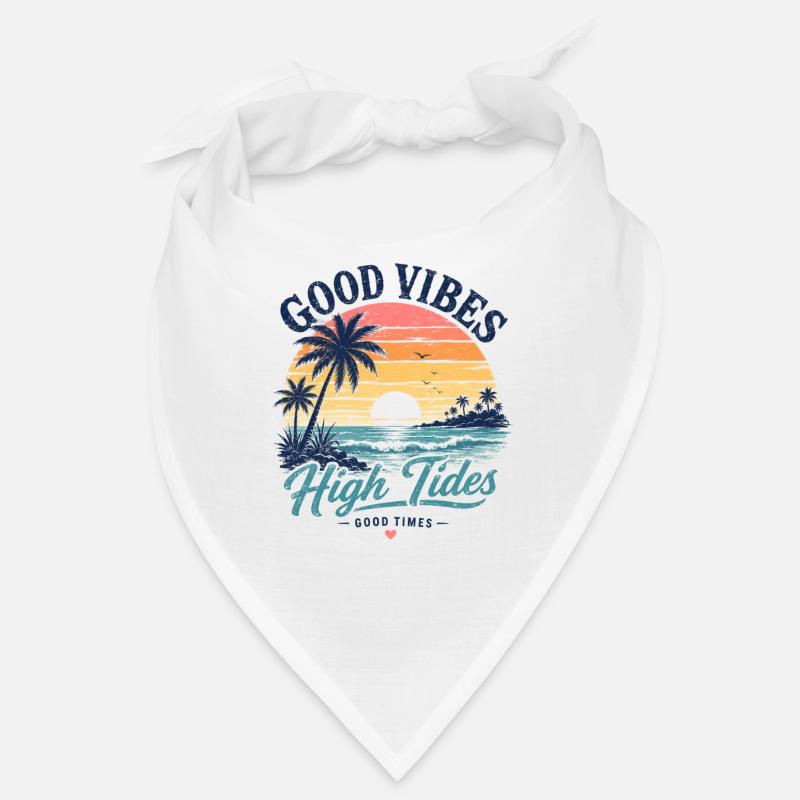 Vibes High Tides Sunset Bandana