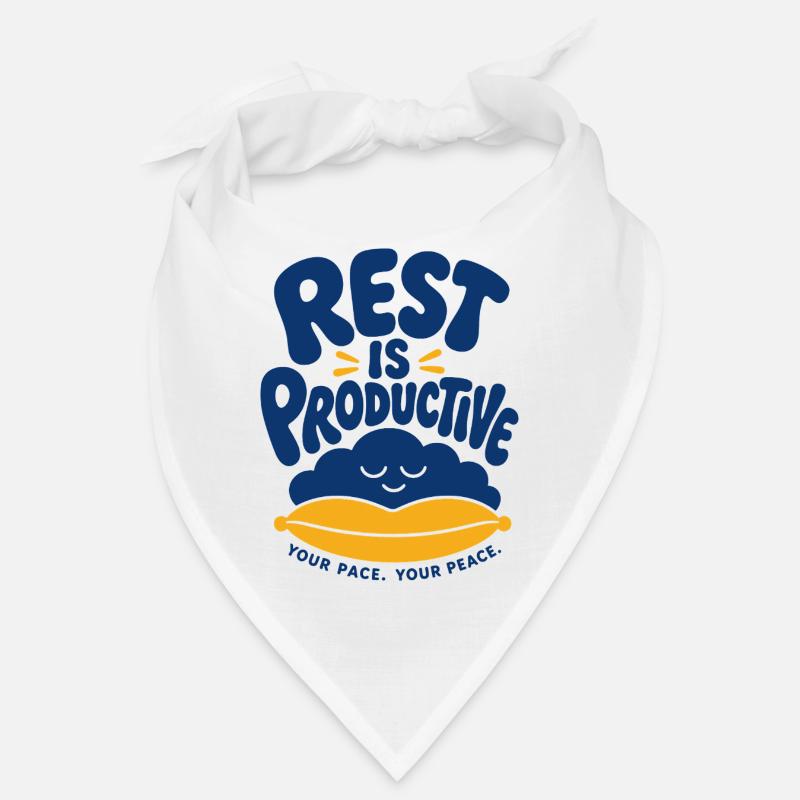 Le repos, c’est une santé mentale productive Bandana