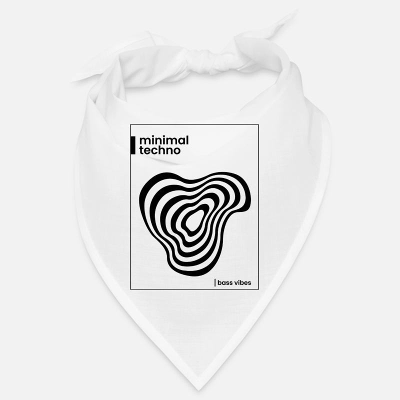 minimal techno poster design Bandana
