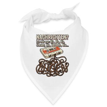 Kein Bock Mehr - Bandana - Weiß - Vorne