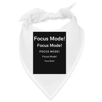 Focus Mode Shirt - Bandana - Weiß - Vorne