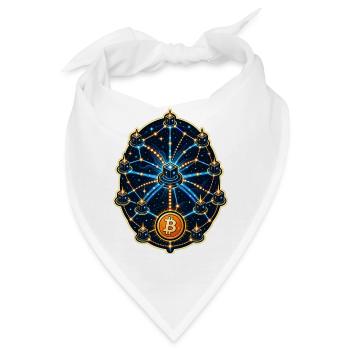 Routing Node Sternkarte Netzwerk - Bandana - Weiß - Vorne