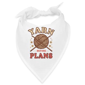 Garn vor Plänen - Bandana - Weiß - Vorne