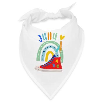 Schulkind  - Bandana - Weiß - Vorne