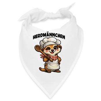 Herdmännchen - Bandana - Weiß - Vorne