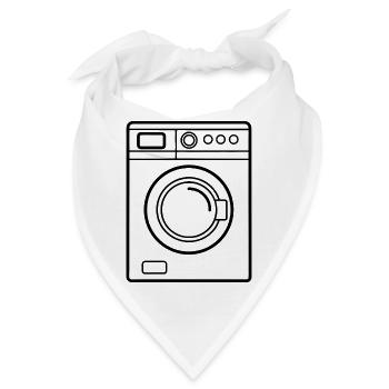 Waschmaschine - Bandana - Weiß - Vorne