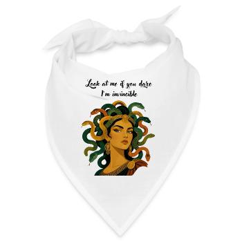 Medusa-Mythologie - Bandana - Weiß - Vorne
