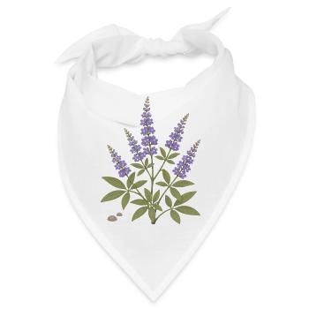 Mönchspfeffer mit violetten Blüten - Bandana - Weiß - Vorne