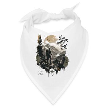 Wanderlust - Bandana - Weiß - Vorne
