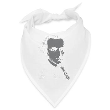 Immanuel Kant Porträt - Bandana - Weiß - Vorne