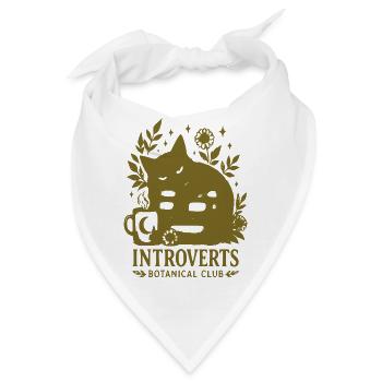Introvert Botanischer Club - Bandana - Weiß - Vorne