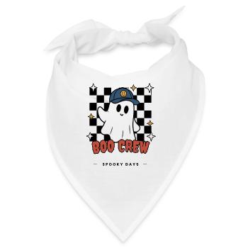 Boo Crew Ghost Halloween  - Bandana - Weiß - Vorne
