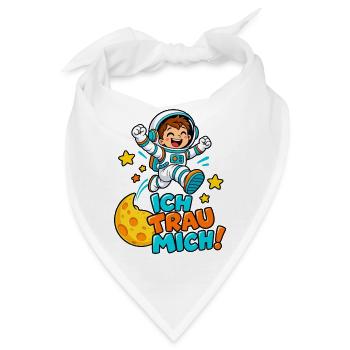 Ich Trau Mich Astronaut - Bandana - Weiß - Vorne