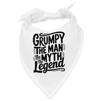 Grumpy der Mann, der Mythos, die Legende - Bandana - Weiß - Vorne