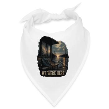 Wir waren hier - Bandana - Weiß - Vorne