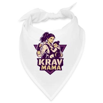 Krav Mama Kriegermama - Bandana - Weiß - Vorne