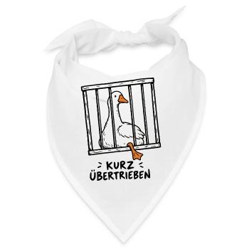 Kurz übertrieben - Bandana - Weiß - Vorne