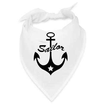 anker_wappen2 - Bandana - Weiß - Vorne