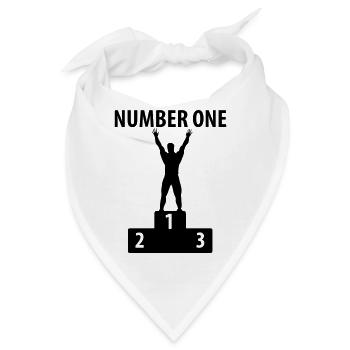 Number One - Bandana - Weiß - Vorne
