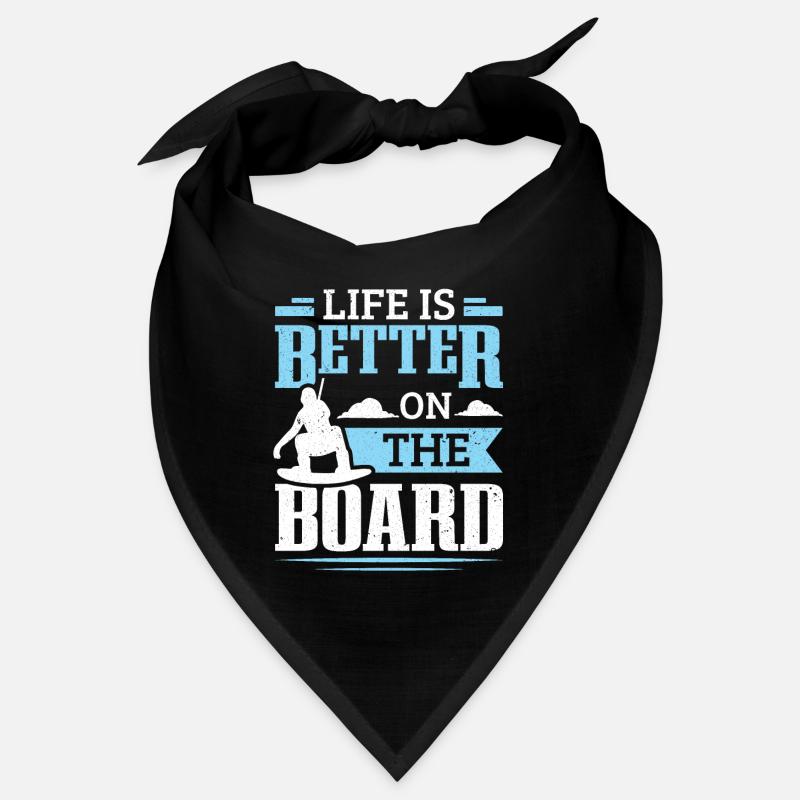 Das Leben ist besser auf dem Board Wakeboard Wakeboarding Bandana