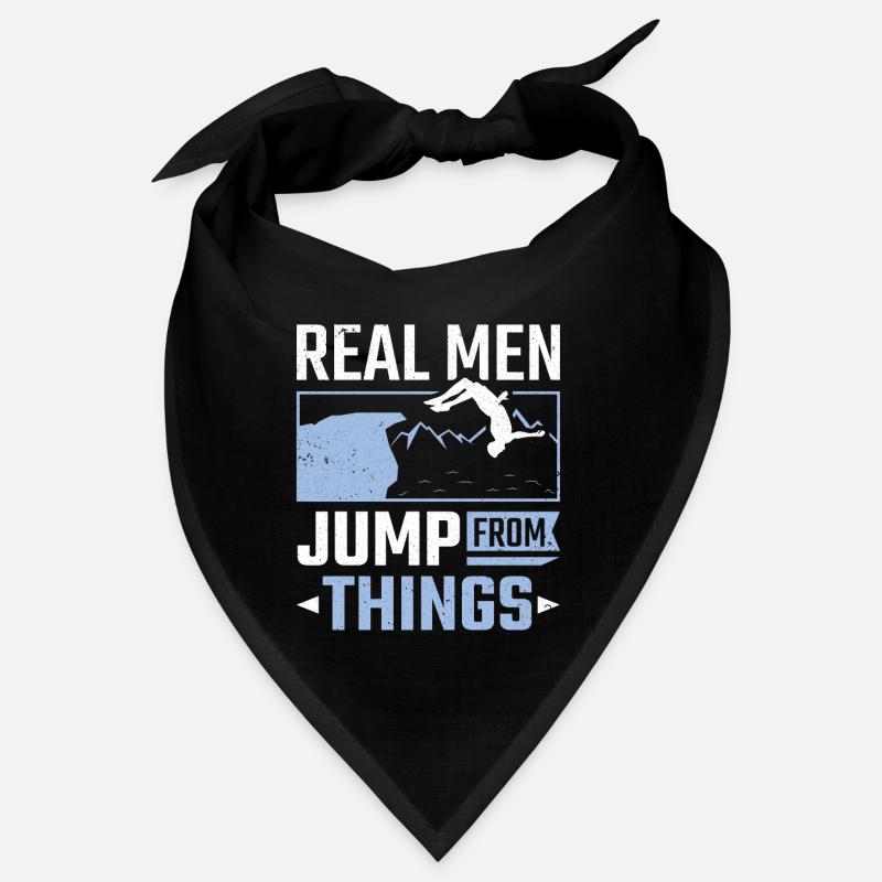 Echte Männer springen von Dingen Klippenspringen Bandana