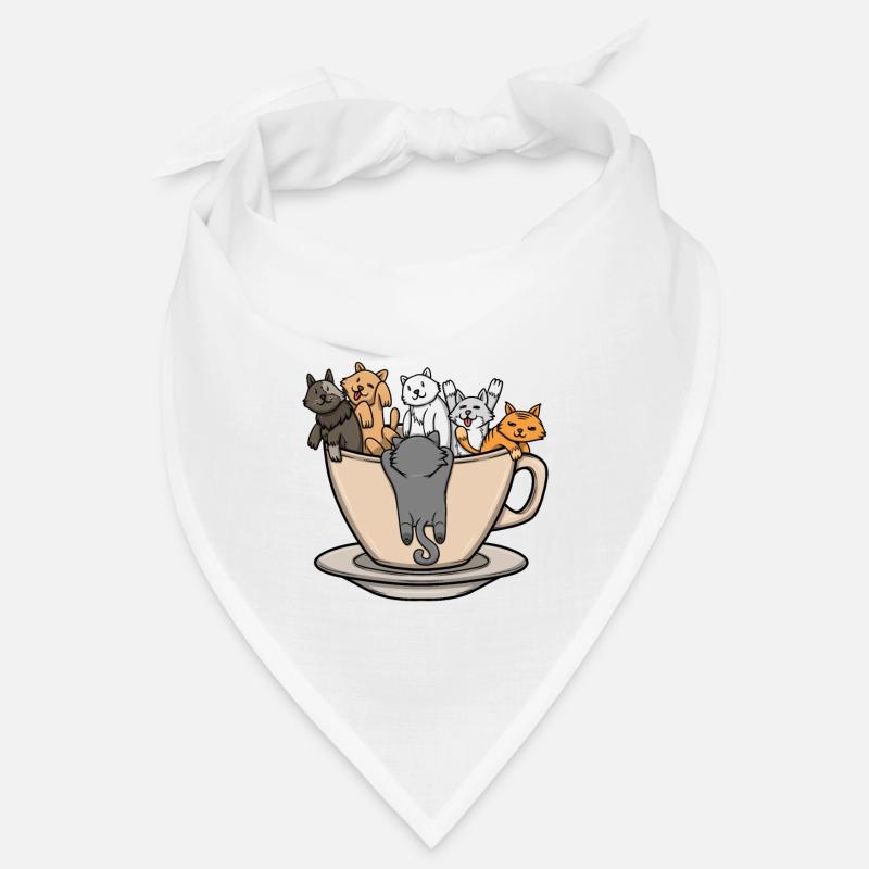 Cat Addict Mug Cat Lovers Cats Coffee Drinker Bandana