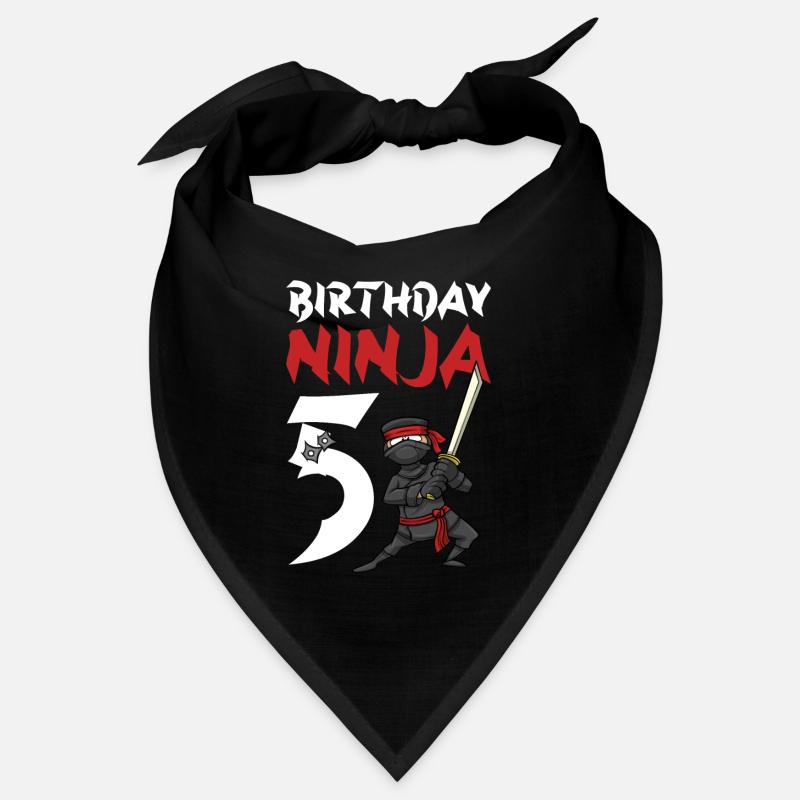 Fête d’anniversaire Ninja japonais de 5 ans Anniversaire Bandana