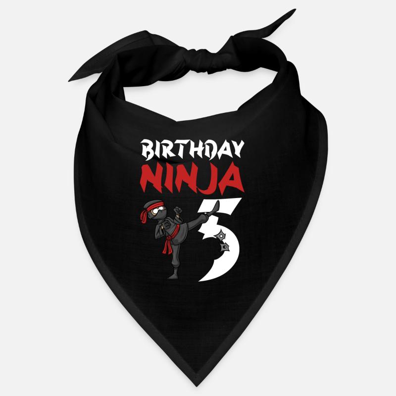 Fête d’anniversaire Ninja japonais de 5 ans Anniversaire Bandana