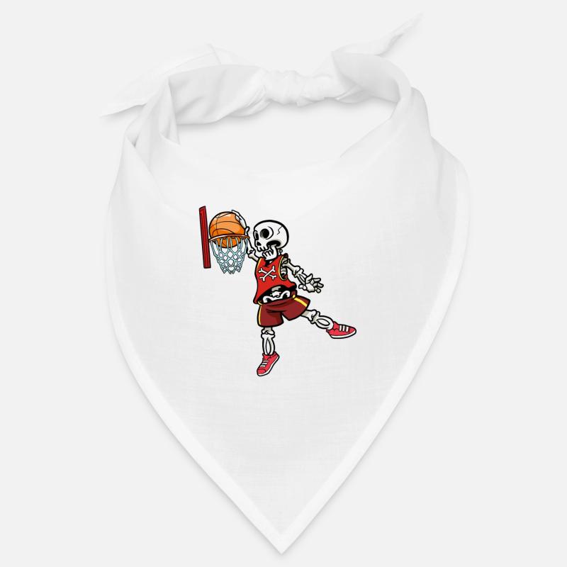 Basketball Player Skeleton Dunking Basketballer Bandana
