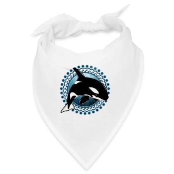 Orca Killerwal - Bandana - Weiß - Vorne