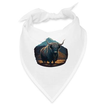 Yak Fell - Bandana - Weiß - Vorne