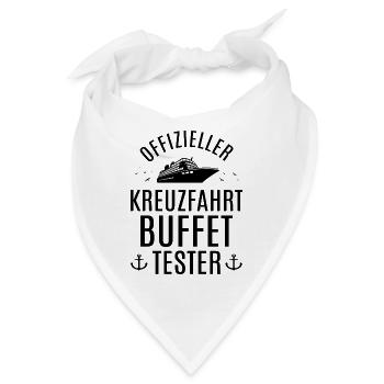 Kreuzfahrt Kreuzfahrtschiff Urlaub Meer Geschenk - Bandana - Weiß - Vorne