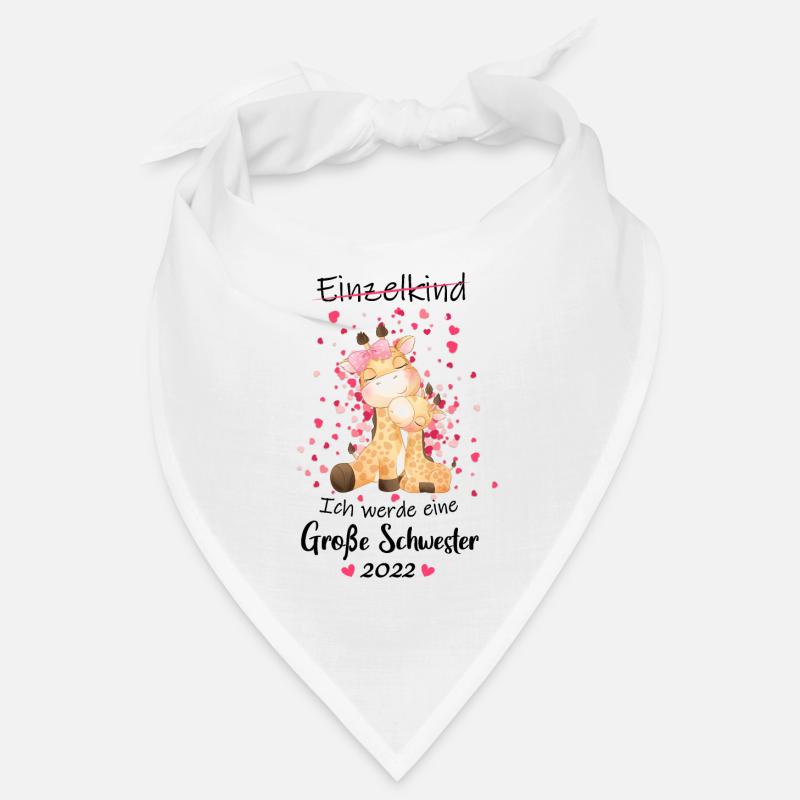 Einzelkind ade Ich werde große Schwester 2022 Bandana