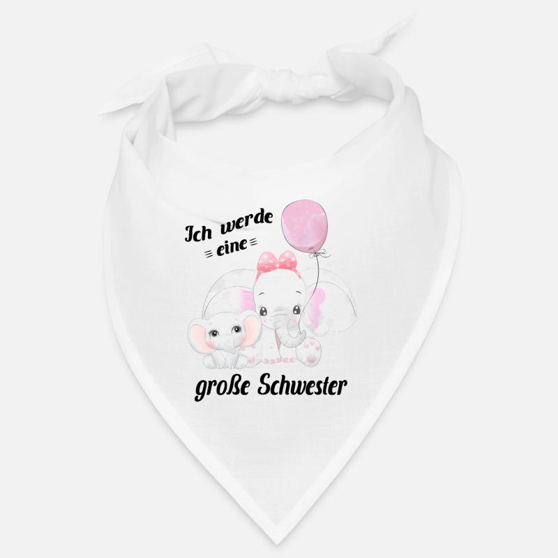 Nachwuchs verkünden Ich werde große Schwester 2022 Bandana