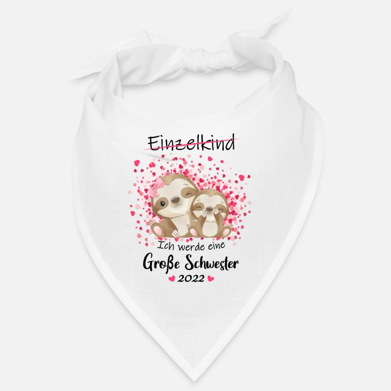 Einzelkind ade Ich werde große Schwester 2022 Bandana