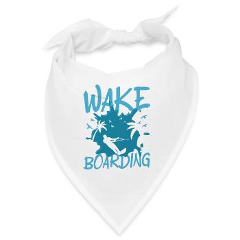 Wake Board Wassersport Wakeboarding - Bandana - Weiß - Vorne
