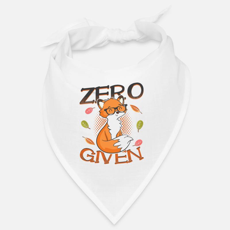Hipster Fox Zero Fox Donné Bandana