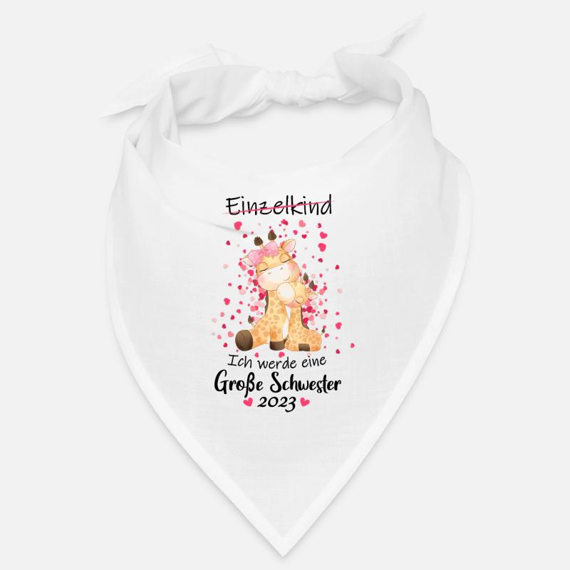 Ich Werde Eine Große Schwester 2023 - Bandana - Weiß