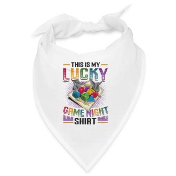 This Is My Lucky Brettspiel - Bandana - Weiß - Vorne