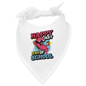 Alles Gute zum letzten Schultag - Bandana - Weiß - Vorne