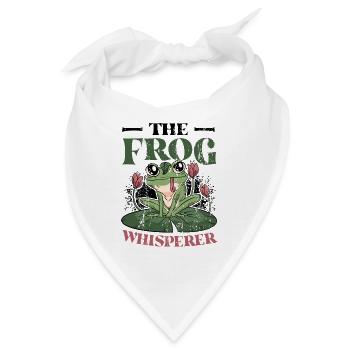 Der Froschflüsterer - Bandana - Weiß - Vorne